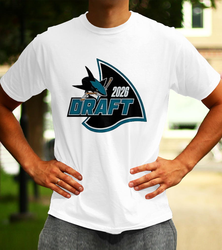San Jose Sharks 2026 Draft Macklin Celebrini #71 T-Shirt