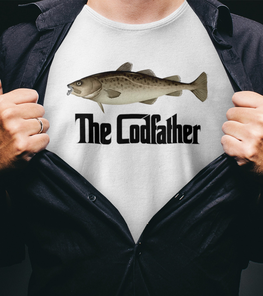 The Codfather Fish Pun Cod The Godfather Humor T-Shirt