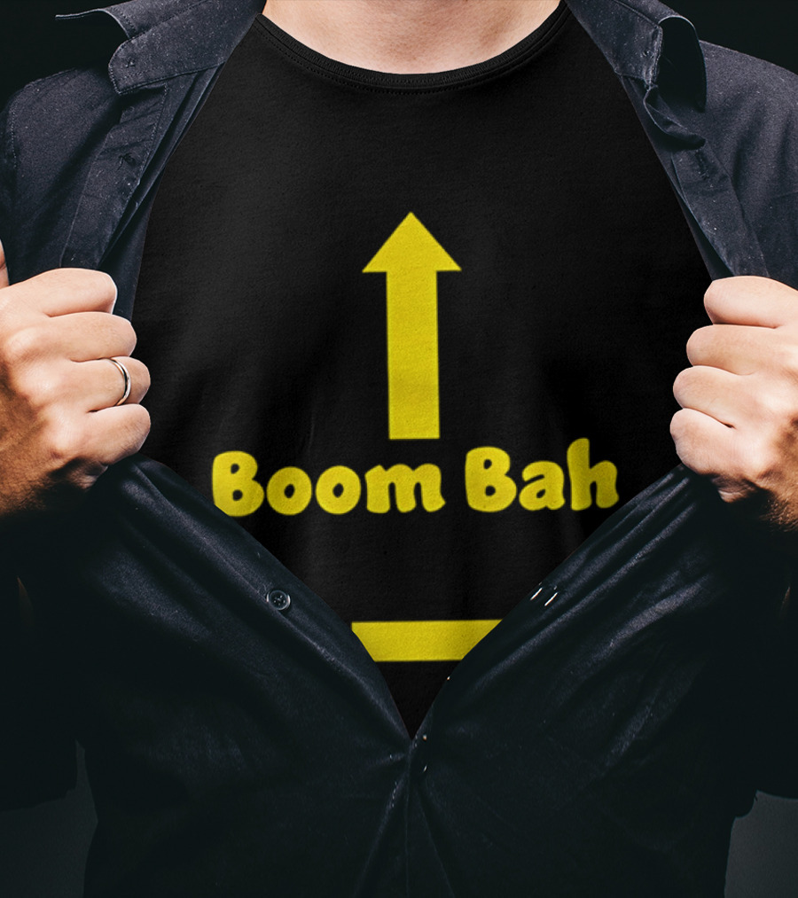 Boom Bah Sis Yellow Arrows Up And Side T-Shirt