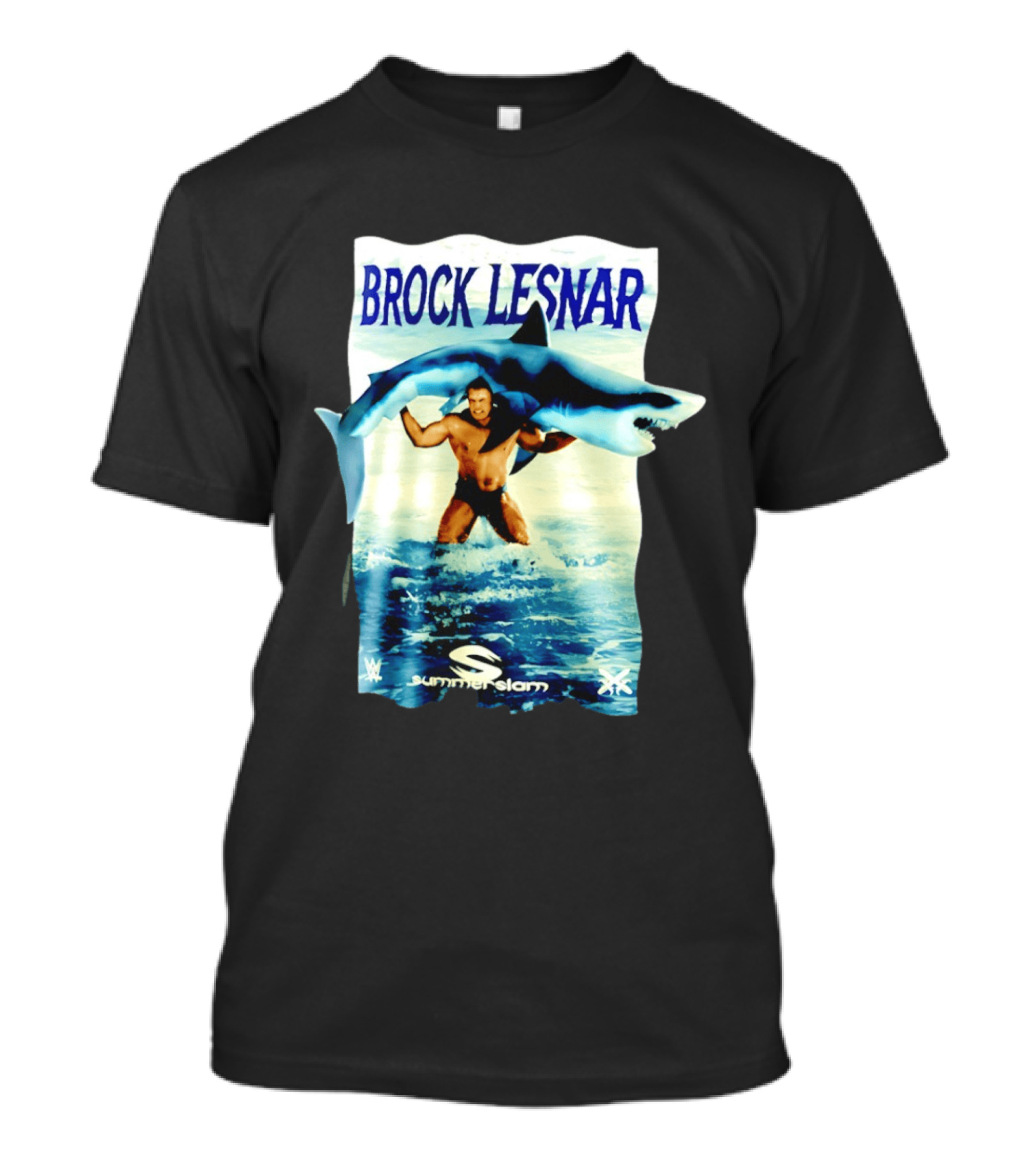 Brock Lesnar SummerSlam 2003 Shark WWE Wrestling Event T-Shirt