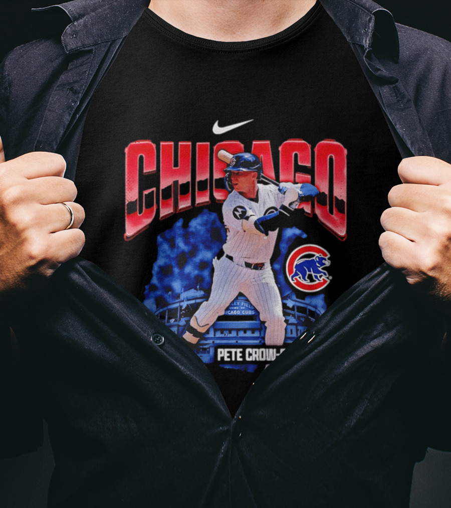 Chicago Cubs Pete Crow Armstrong Nike Wrigley Field Player Action T-Shirt