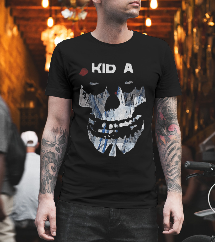 Kid A Fiend Skull Meme T-Shirt