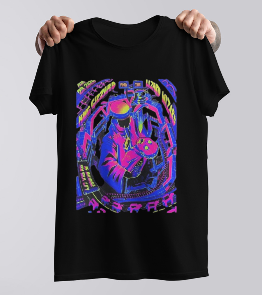King Gizzard And The Lizard Wizard August 23 2026 New York City Concert Under The K Bridge Park T-Shirt