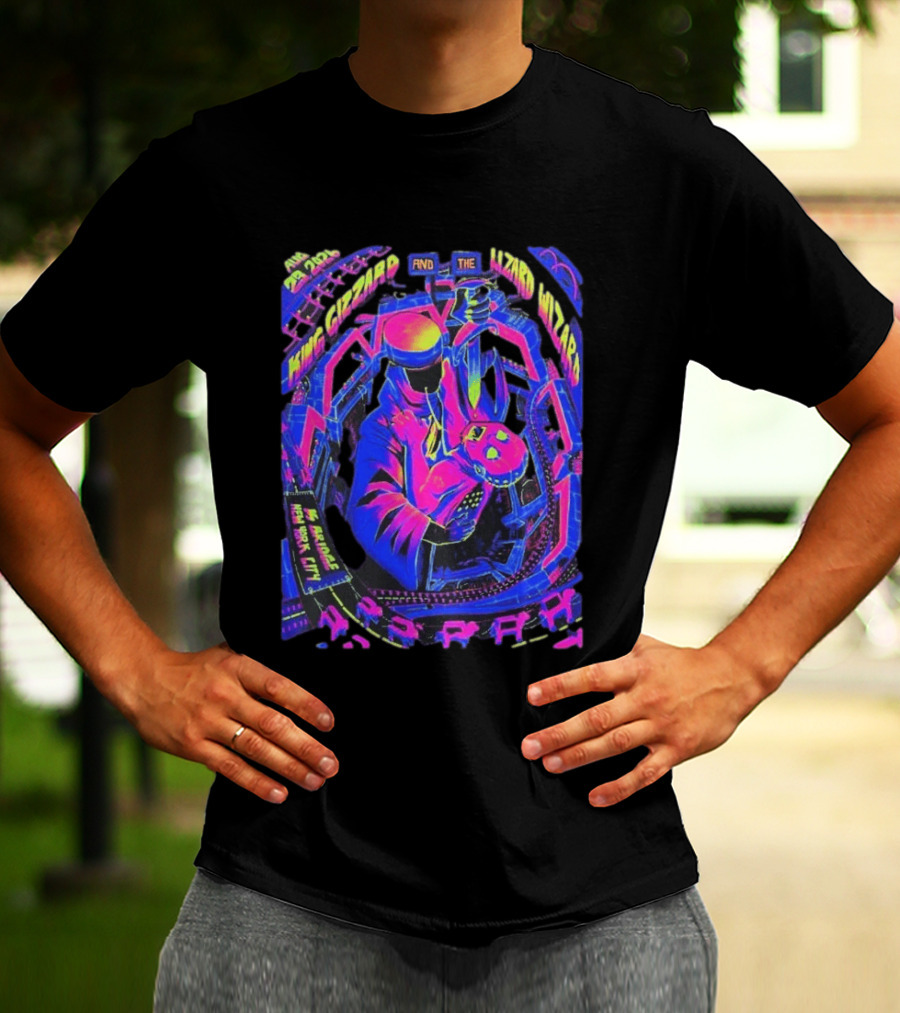King Gizzard And The Lizard Wizard August 23 2026 New York City Concert Under The K Bridge Park T-Shirt
