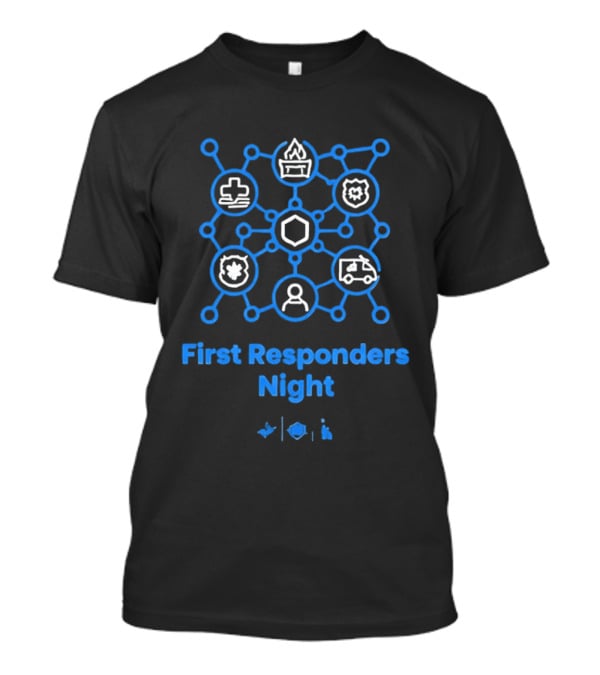 LA Dodgers First Responders Night Honoring Heroes T-Shirt