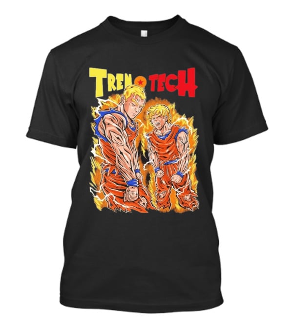 Ghost Racing Dragonball Trentech Fusion Goku Transformation T-Shirt