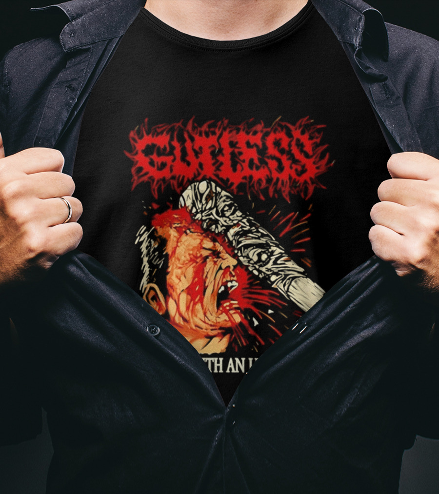 Gutless Beaten With An Ugly Stick Bloody T-Shirt