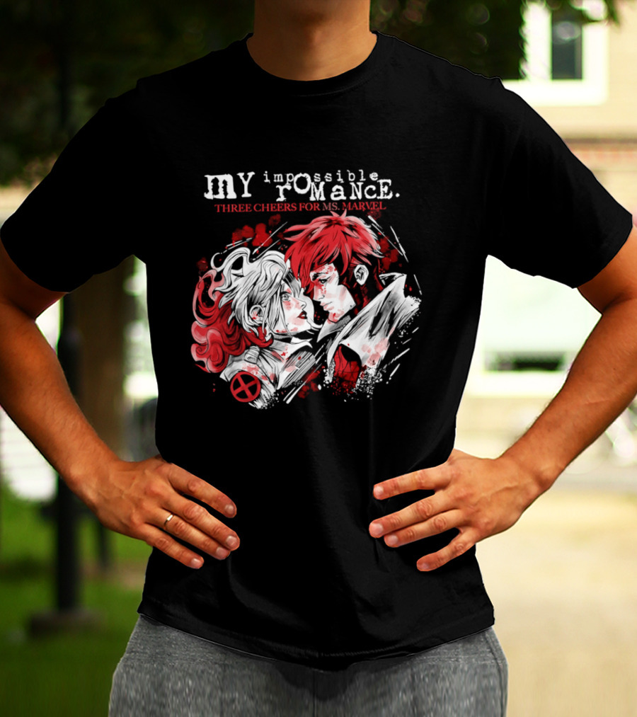 MY Impossible Romance Three Cheers For Ms Marvel X Men T-Shirt