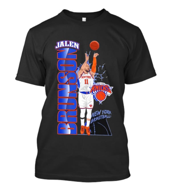 New York Knicks Jalen Brunson Basketball Number 11 T-Shirt
