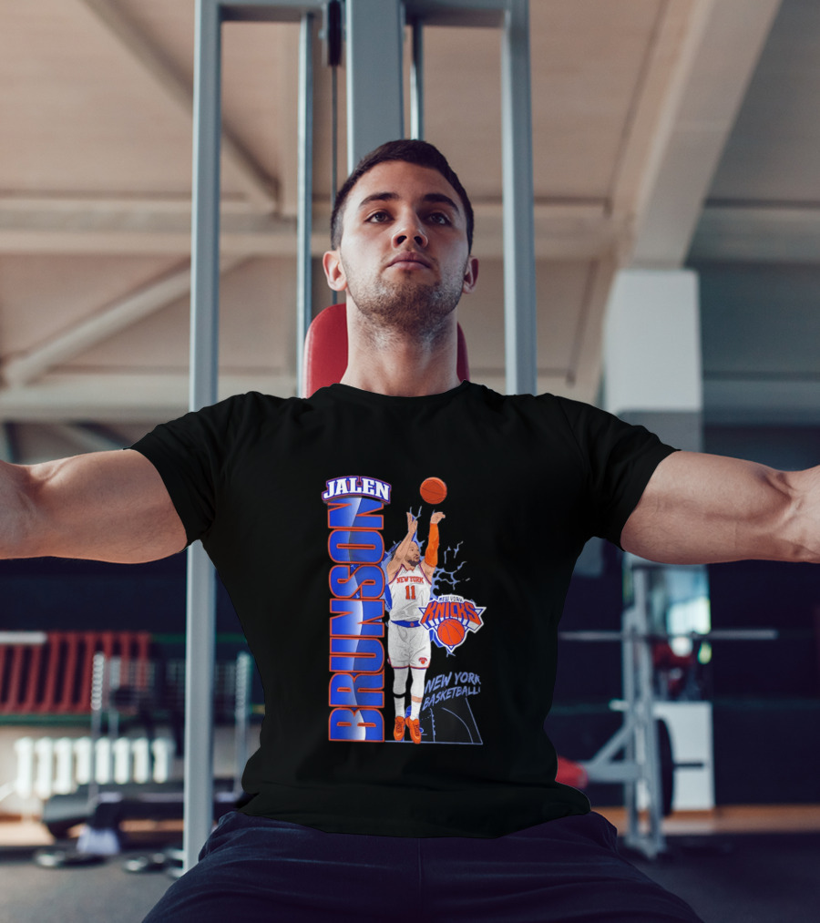 New York Knicks Jalen Brunson Basketball Number 11 T-Shirt