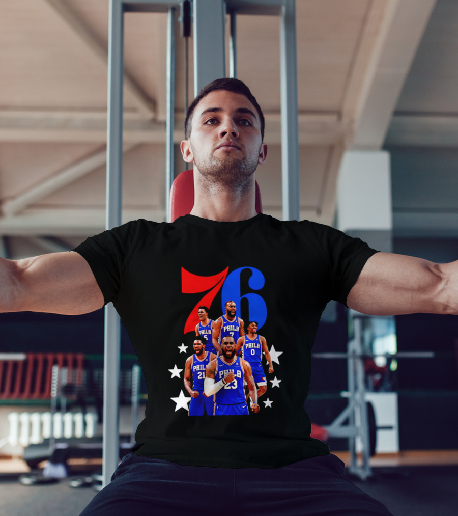 Philadelphia 76ers Players 23 21 7 0 Basketball Team Stars T-Shirt