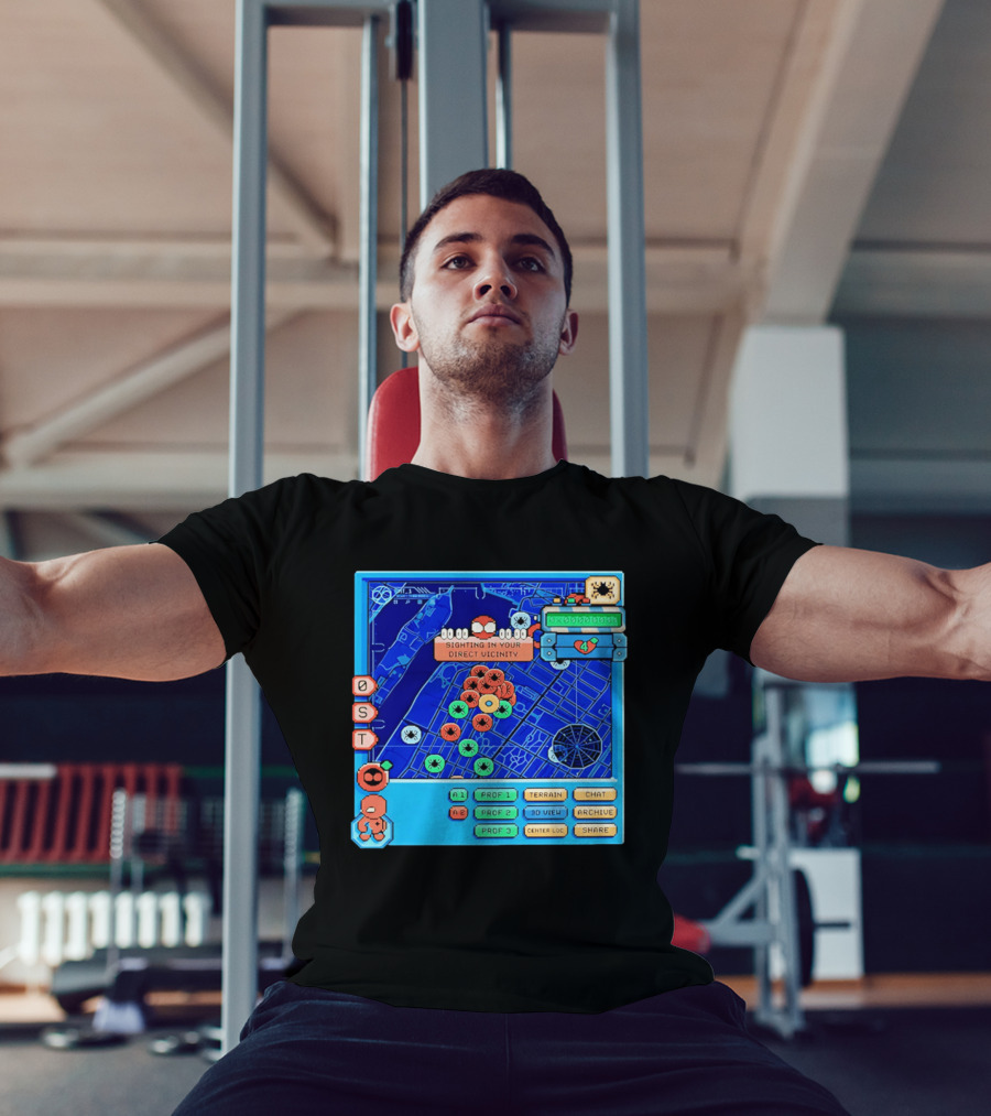Sighting In Your Direct Vicinity Spider Man Pixel 00.00.00 T-Shirt