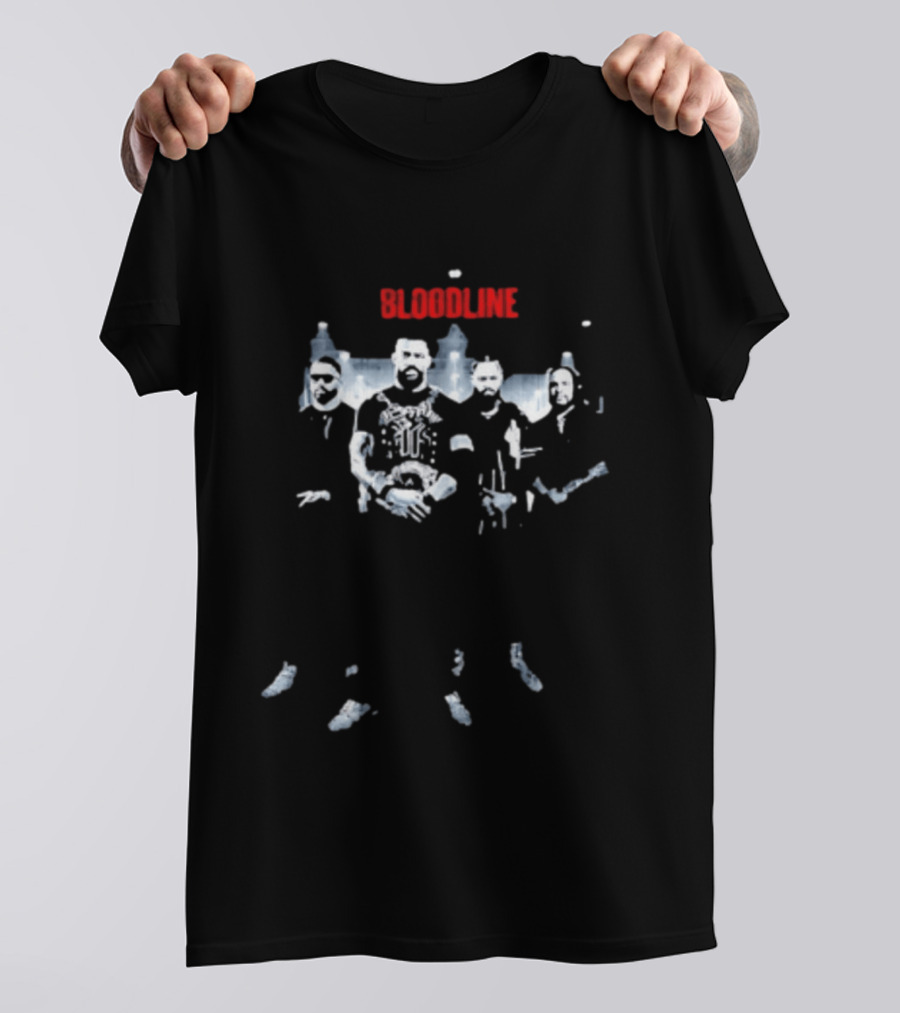 Bloodline WWE 2026 Roman Reigns And Family Photo T-Shirt