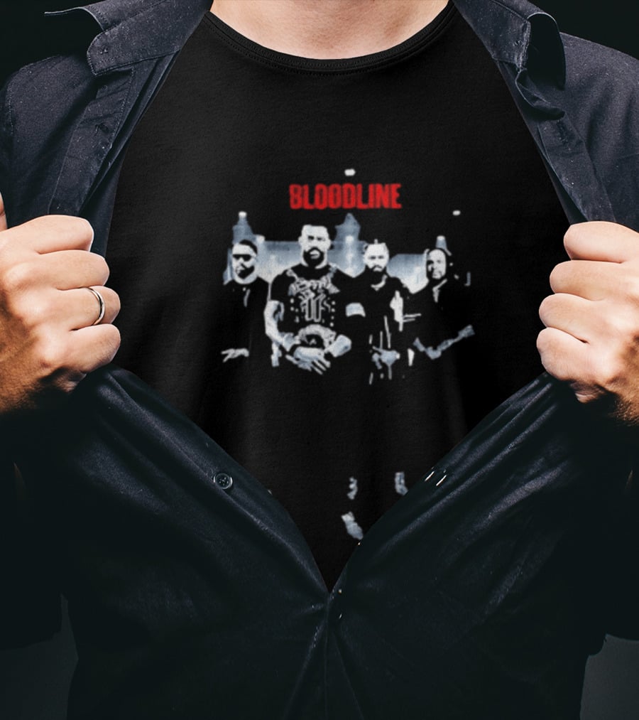 Bloodline WWE 2026 Roman Reigns And Family Photo T-Shirt