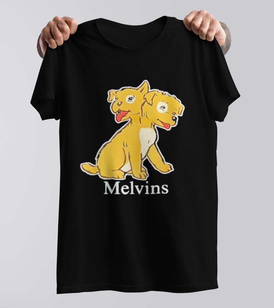 Melvins Two Headed Dog Cartoon T-Shirt