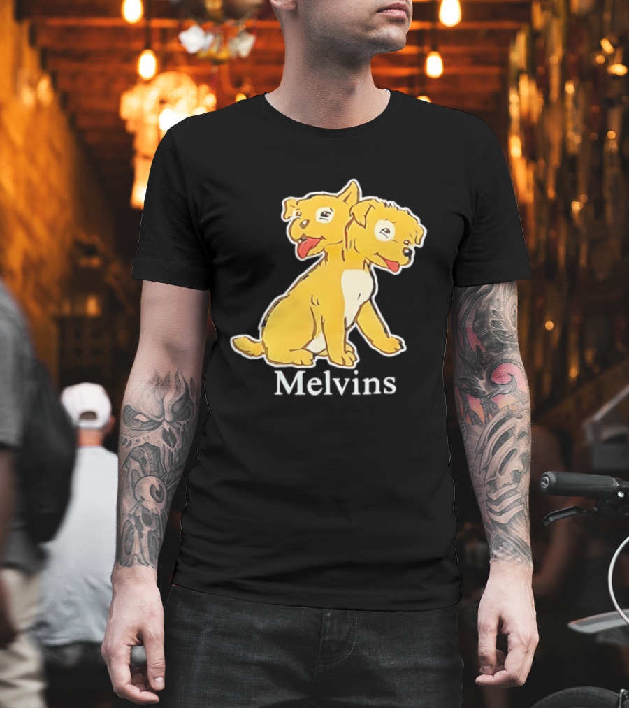 Melvins Two Headed Dog Cartoon T-Shirt