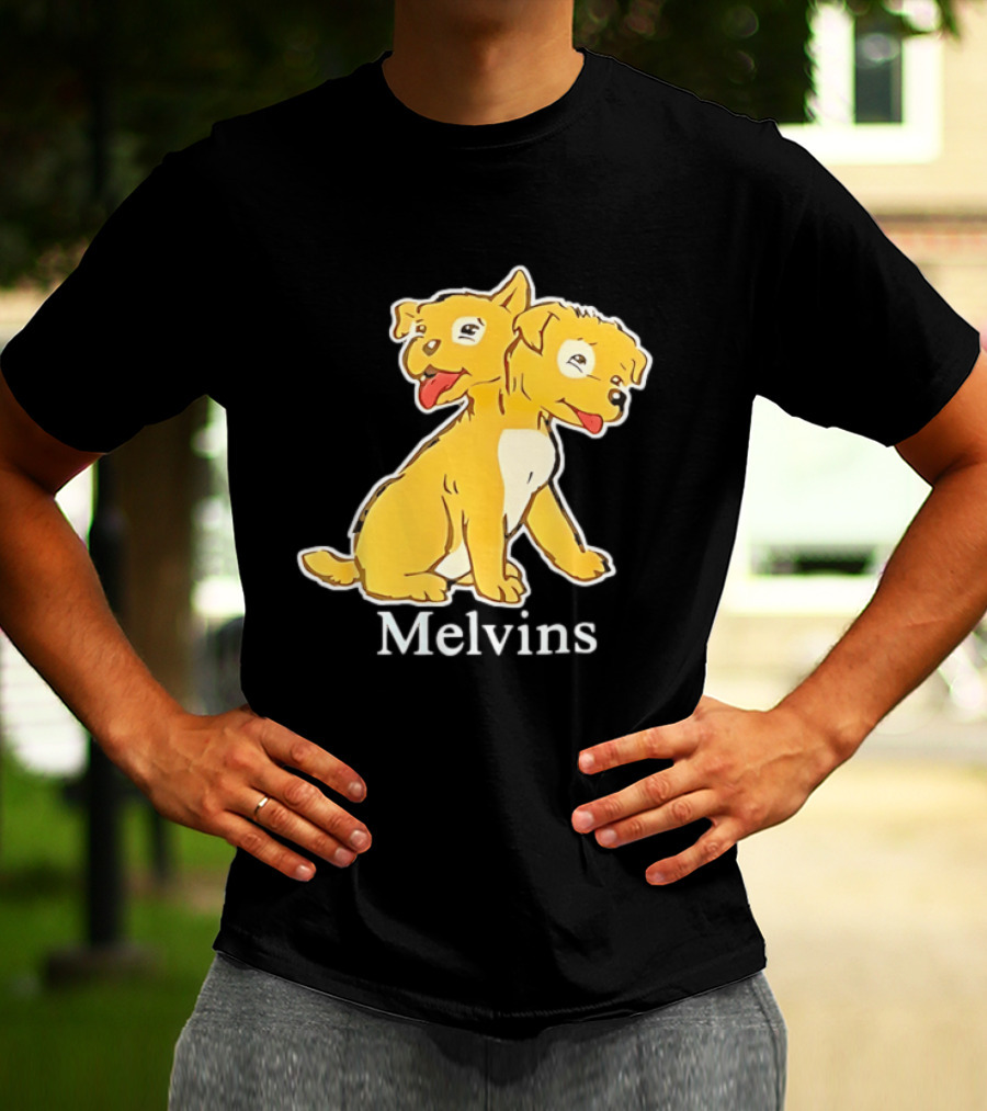 Melvins Two Headed Dog Cartoon T-Shirt