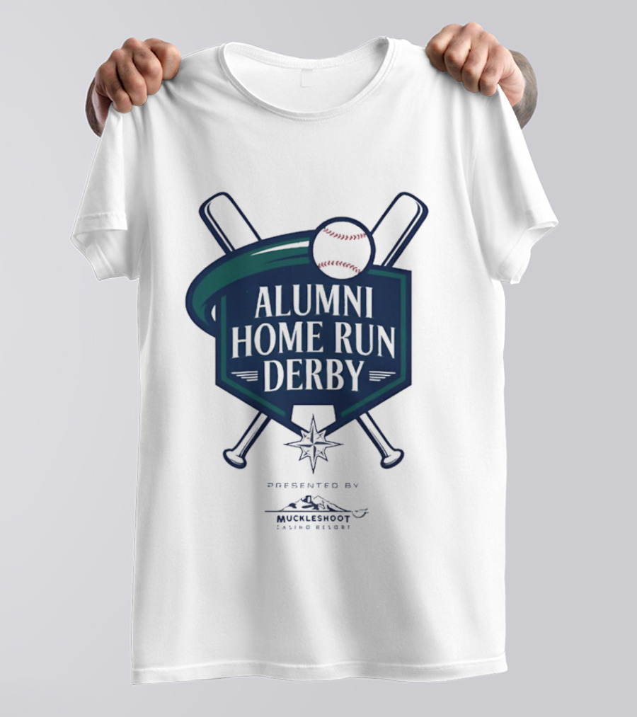 Alumni Home Run Derby Presented By Muckleshoot Casino Resort 2026 Baseball Event T-Shirt