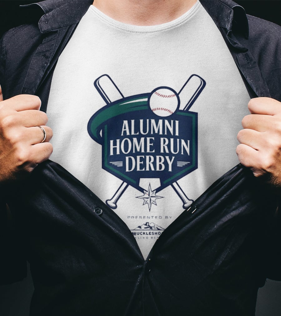 Alumni Home Run Derby Presented By Muckleshoot Casino Resort 2026 Baseball Event T-Shirt