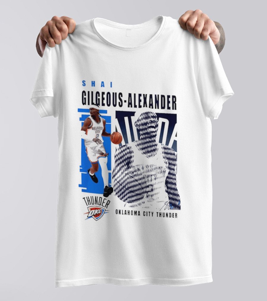 Shai Gilgeous Alexander Oklahoma City Thunder Basketball Highlights T-Shirt