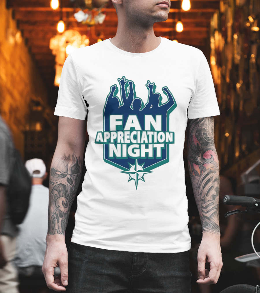Seattle Mariners Fan Appreciation Night 2026 Baseball Event T-Shirt