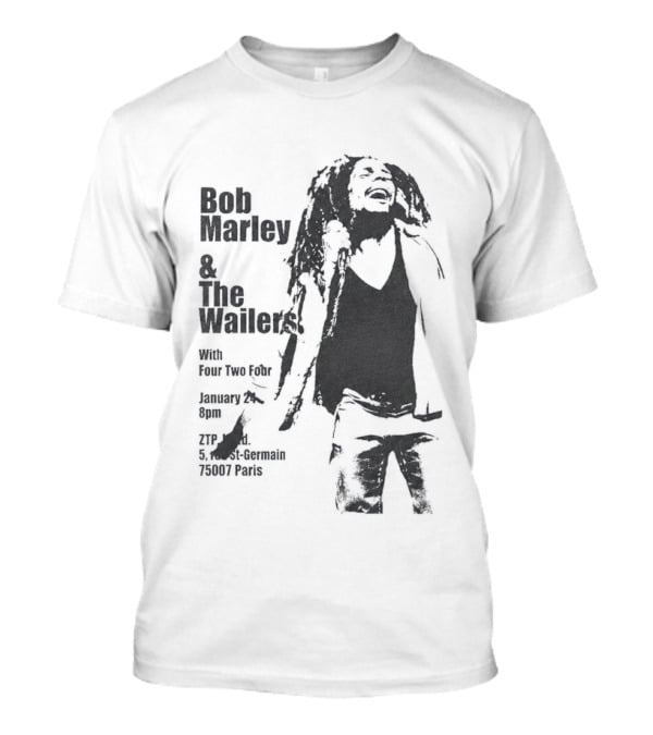 Bob Marley And The Wailers Hurricane Wisdom Kingston Jamaica Performance T-Shirt