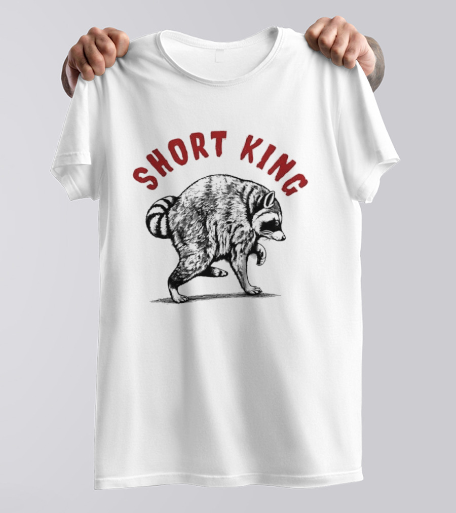 Short King Raccoon Strut T-Shirt