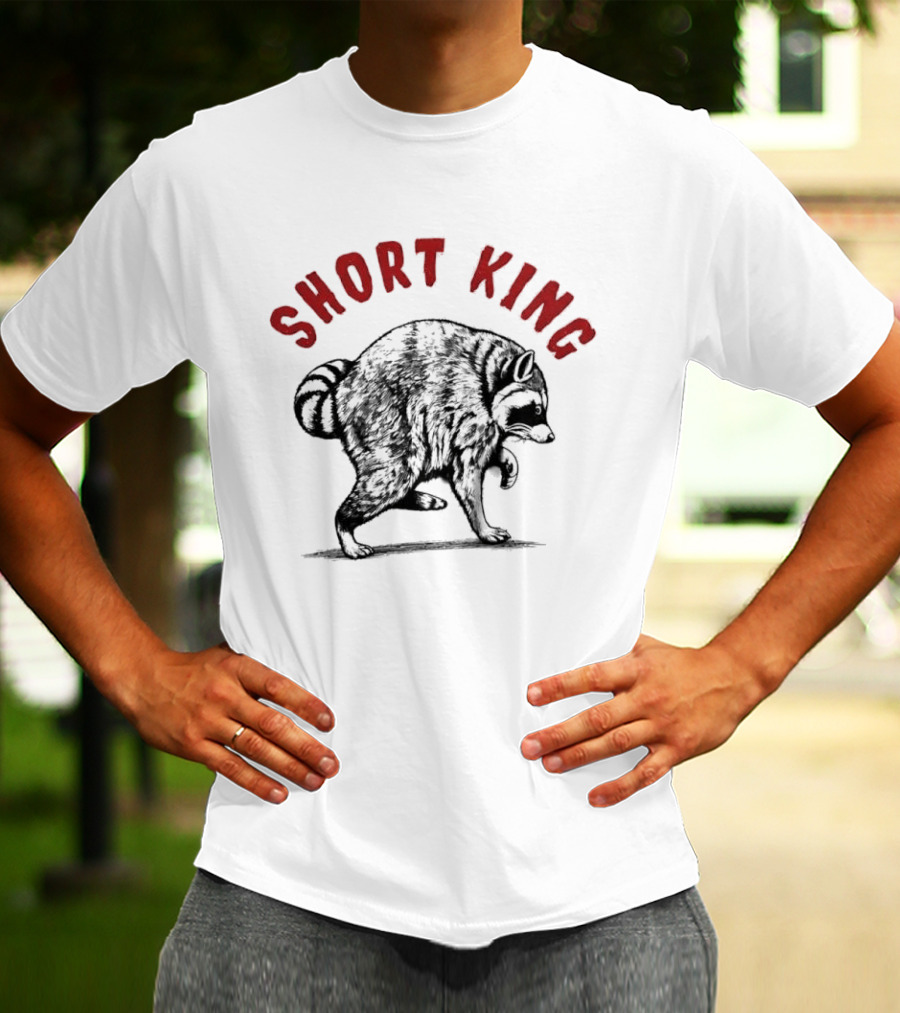 Short King Raccoon Strut T-Shirt