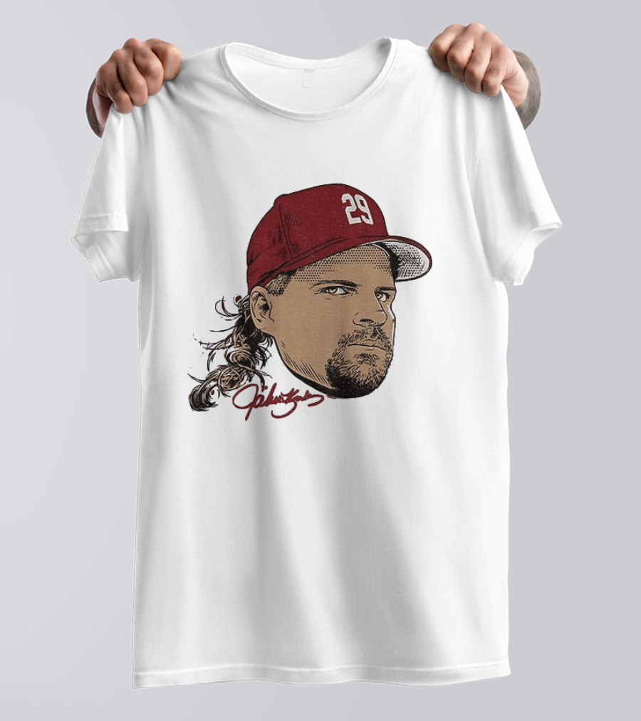 John Kruk 29 Big Face Philadelphia Phillies Baseball Swag MLB 2026 T-Shirt