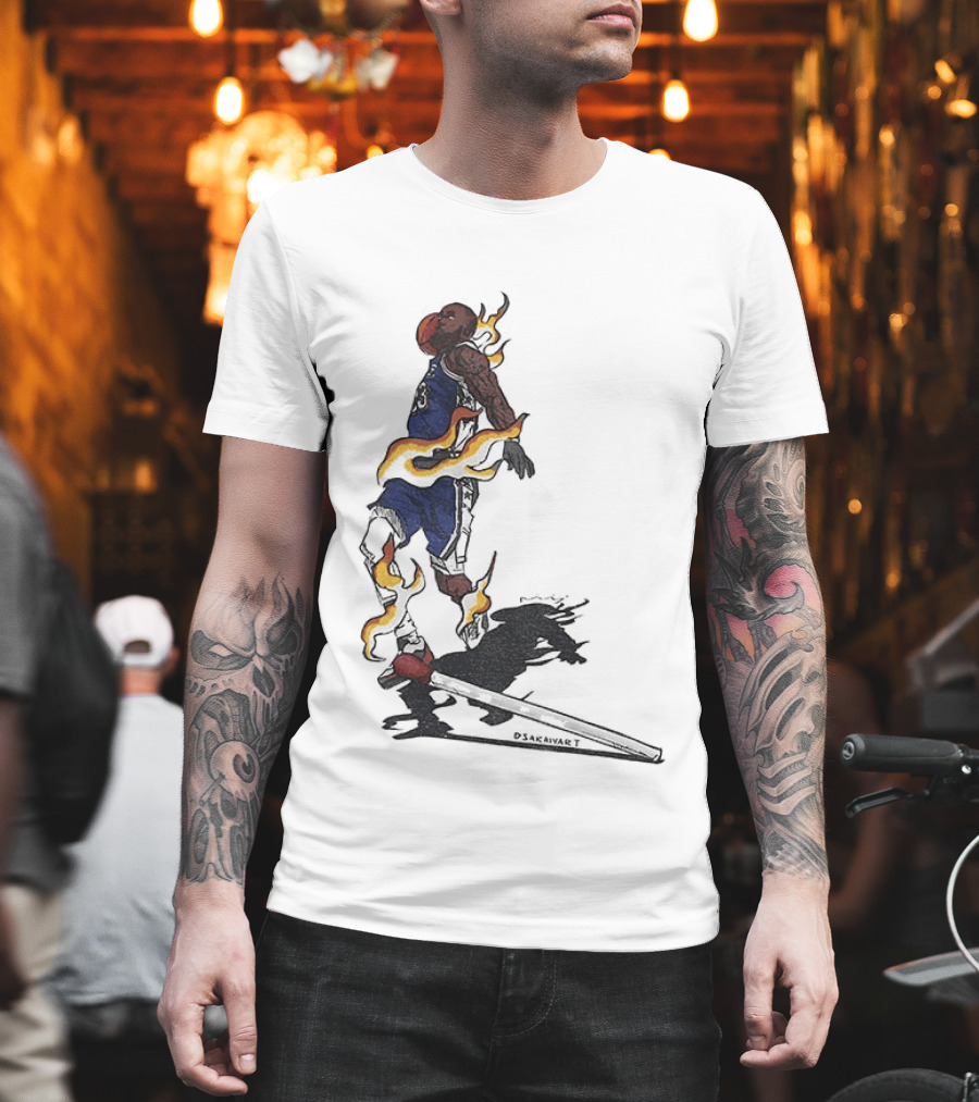 LeBron James Philadelphia 76ers The Match And The Fire NBA 2026 T-Shirt