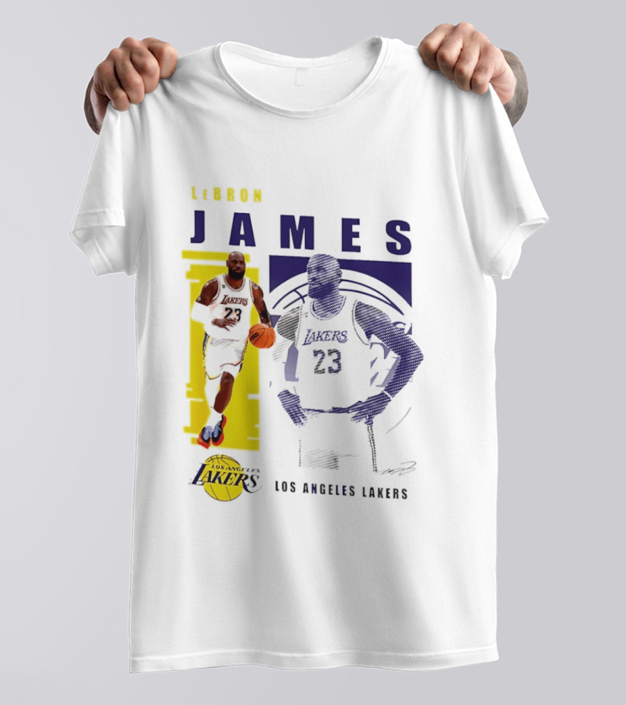 LeBron James Los Angeles Lakers Basketball Highlights 23 T-Shirt