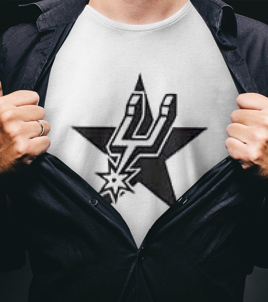 San Antonio Spurs Star NBA Team T-Shirt