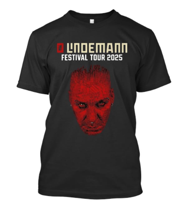 Lindemann Festival Tour 2025 Red Face T-Shirt