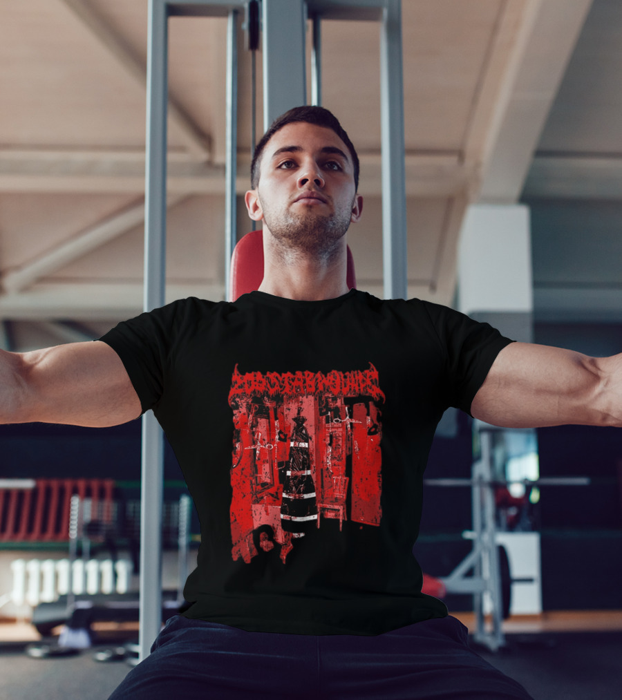 200 Stab Wounds Manual Manic Procedures Red Torture Chamber T-Shirt
