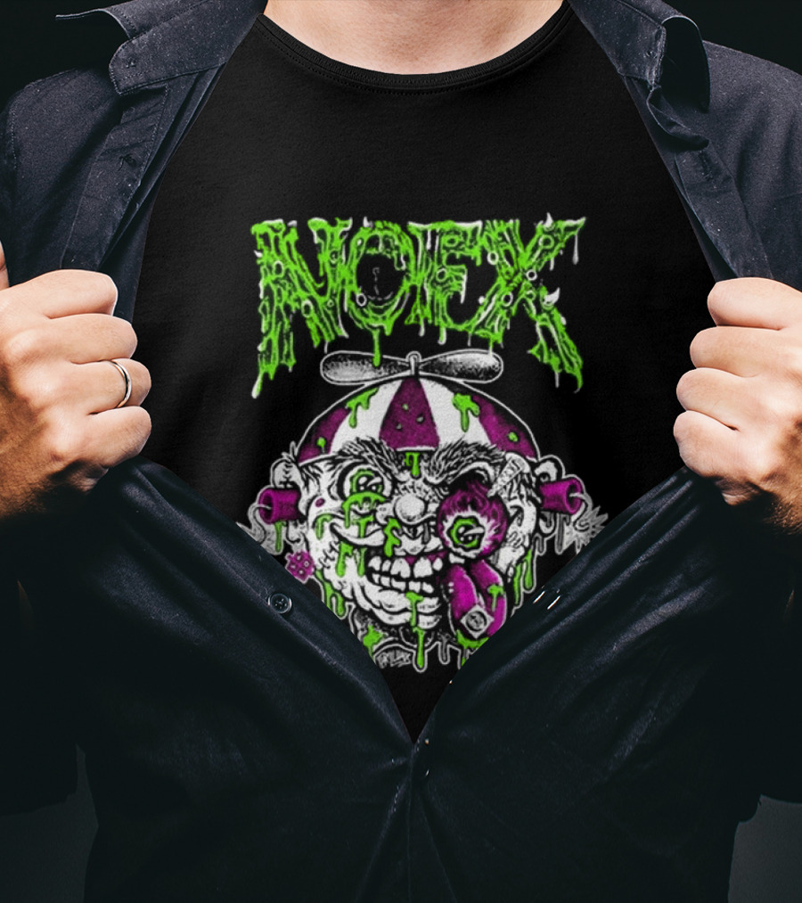 NOFX 2024 Slime Drenched Clown T-Shirt