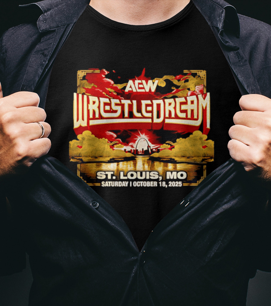 AEW WrestleDream October 18 2025 St Louis MO Event T-Shirt