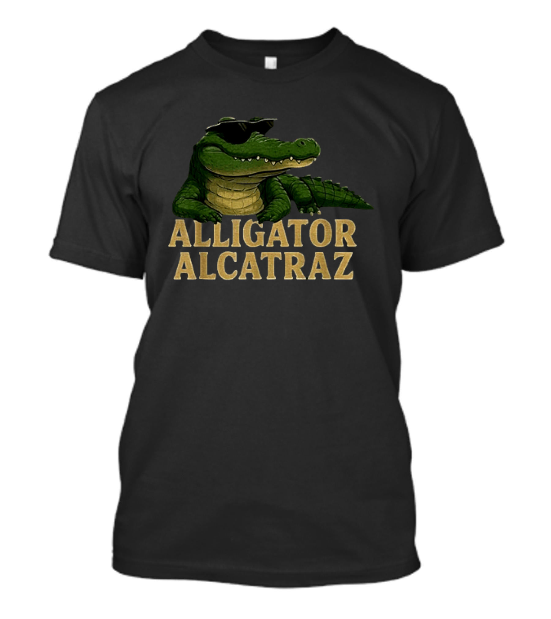 Alligator Alcatraz Sunglasses Meme Florida Humor T-Shirt