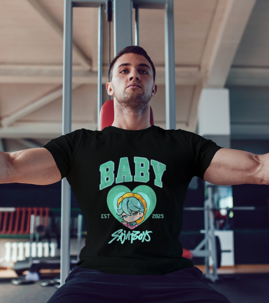 Baby Saja Boys Kpop Demon Hunters Est 2025 Anime Character Heart T-Shirt