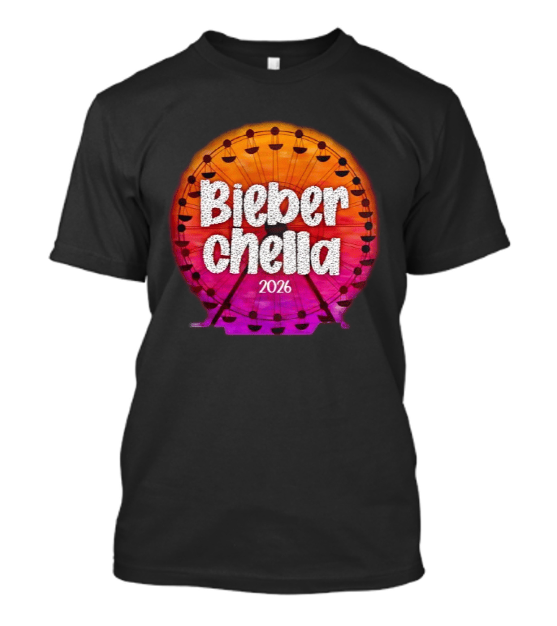 Bieberchella Coachella Ferris Wheel Summer Concert 2026 T-Shirt