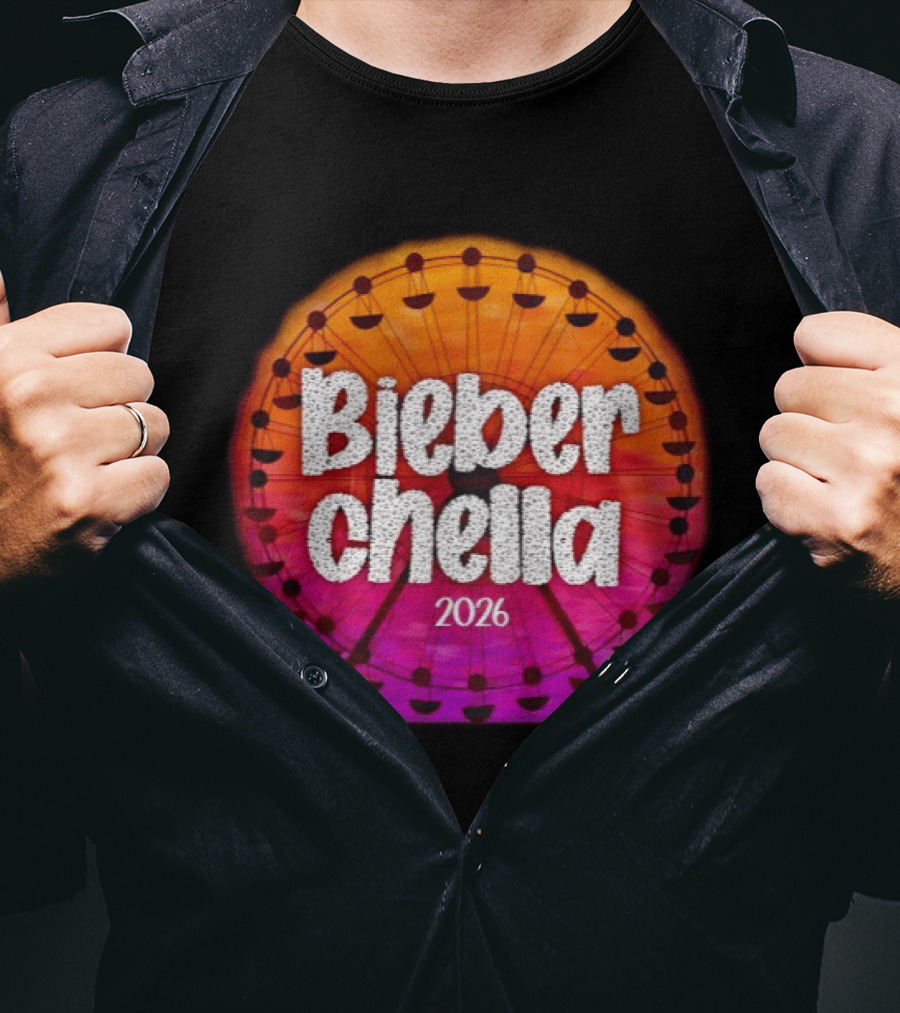 Bieberchella Coachella Ferris Wheel Summer Concert 2026 T-Shirt