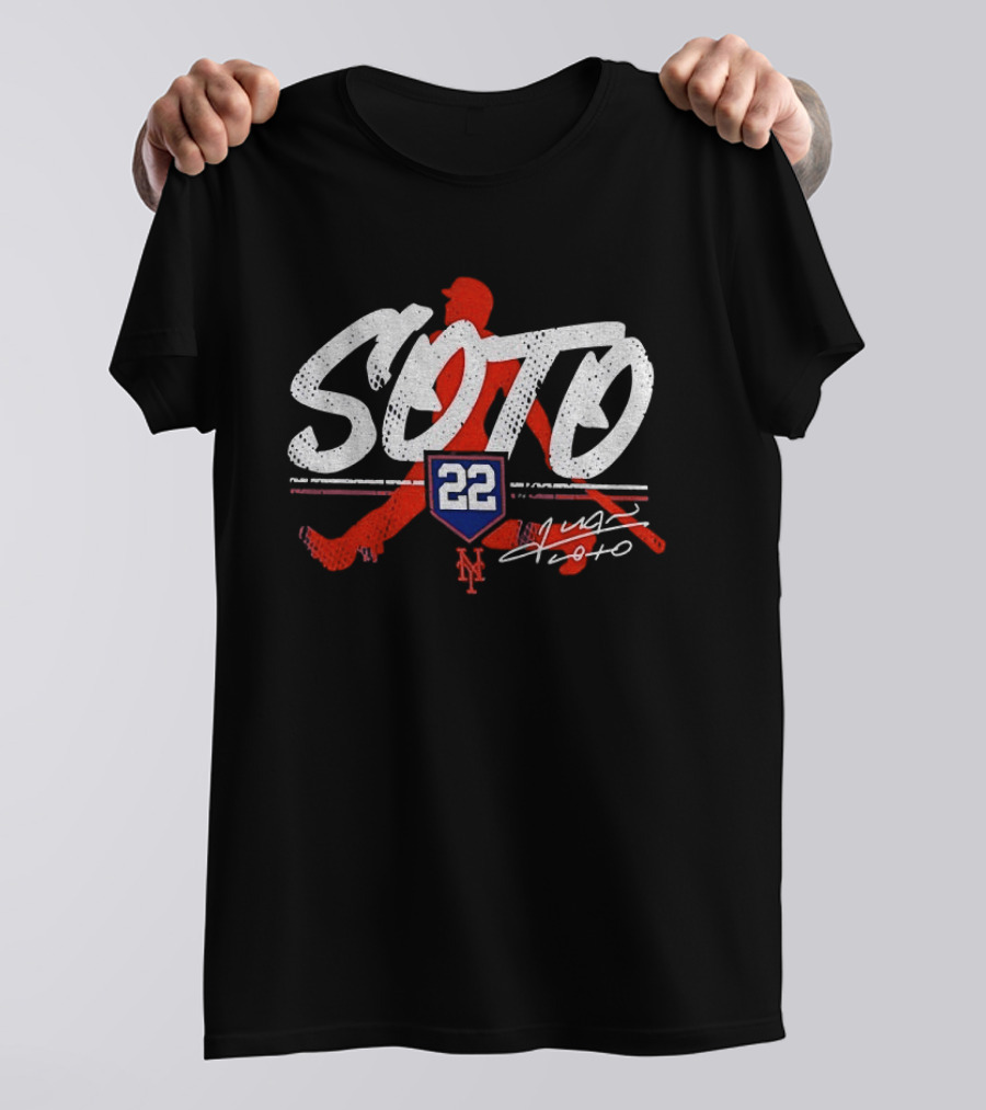 Soto 22 New York Mets Youth Signature Player T-Shirt