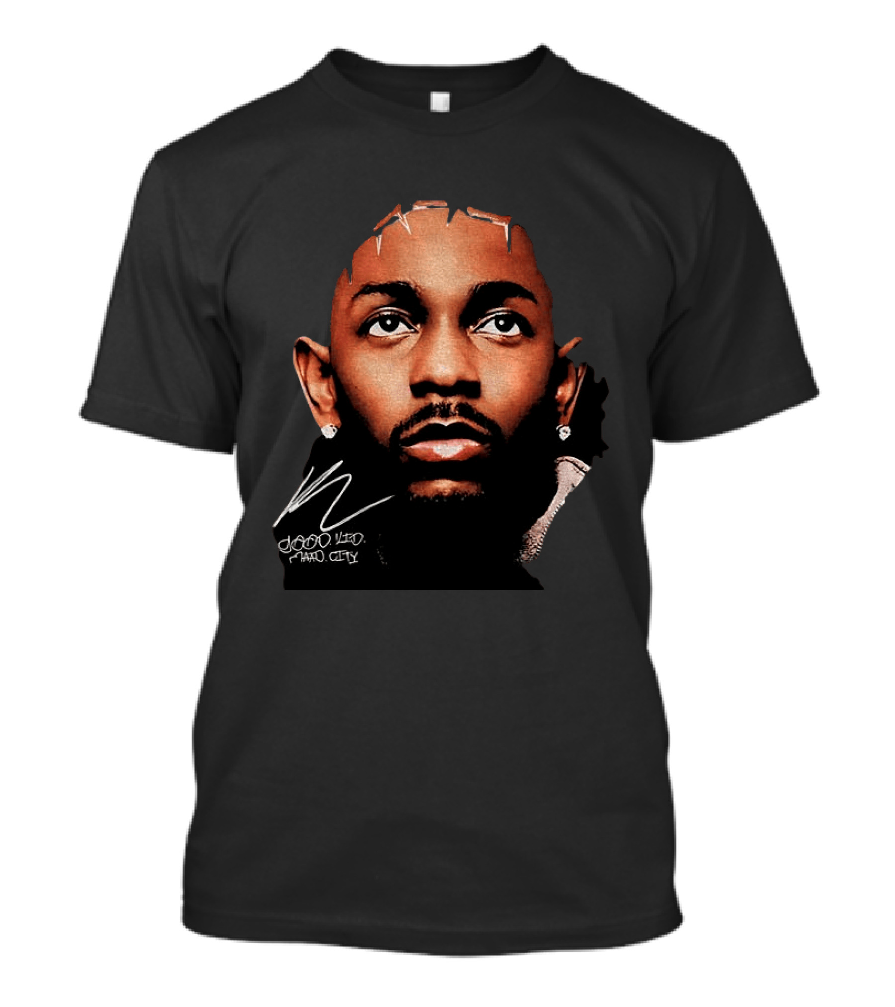 Kendrick Lamar Big Head Thorn Crown Good Kid M.A.A.D City T-Shirt