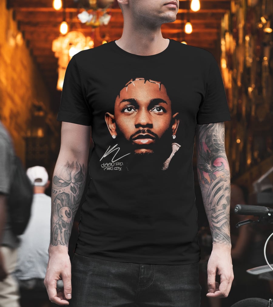 Kendrick Lamar Big Head Thorn Crown Good Kid M.A.A.D City T-Shirt