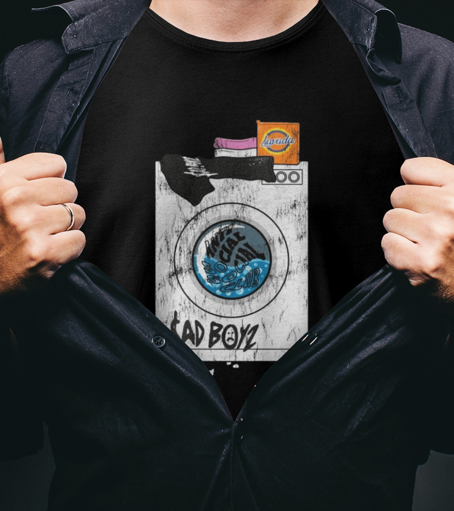 $AD BOYZ X ASSC Hang Me Out To Dry Laundry Machine Larada T-Shirt