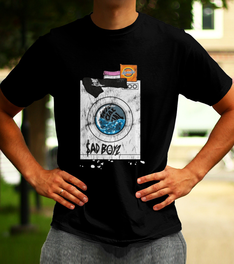 $AD BOYZ X ASSC Hang Me Out To Dry Laundry Machine Larada T-Shirt