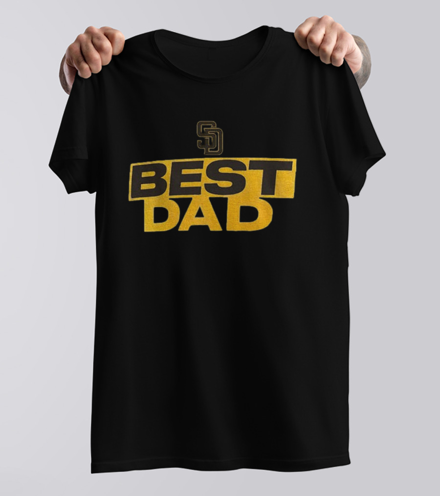 San Diego Padres Best Dad Father's Day MLB SD T-Shirt