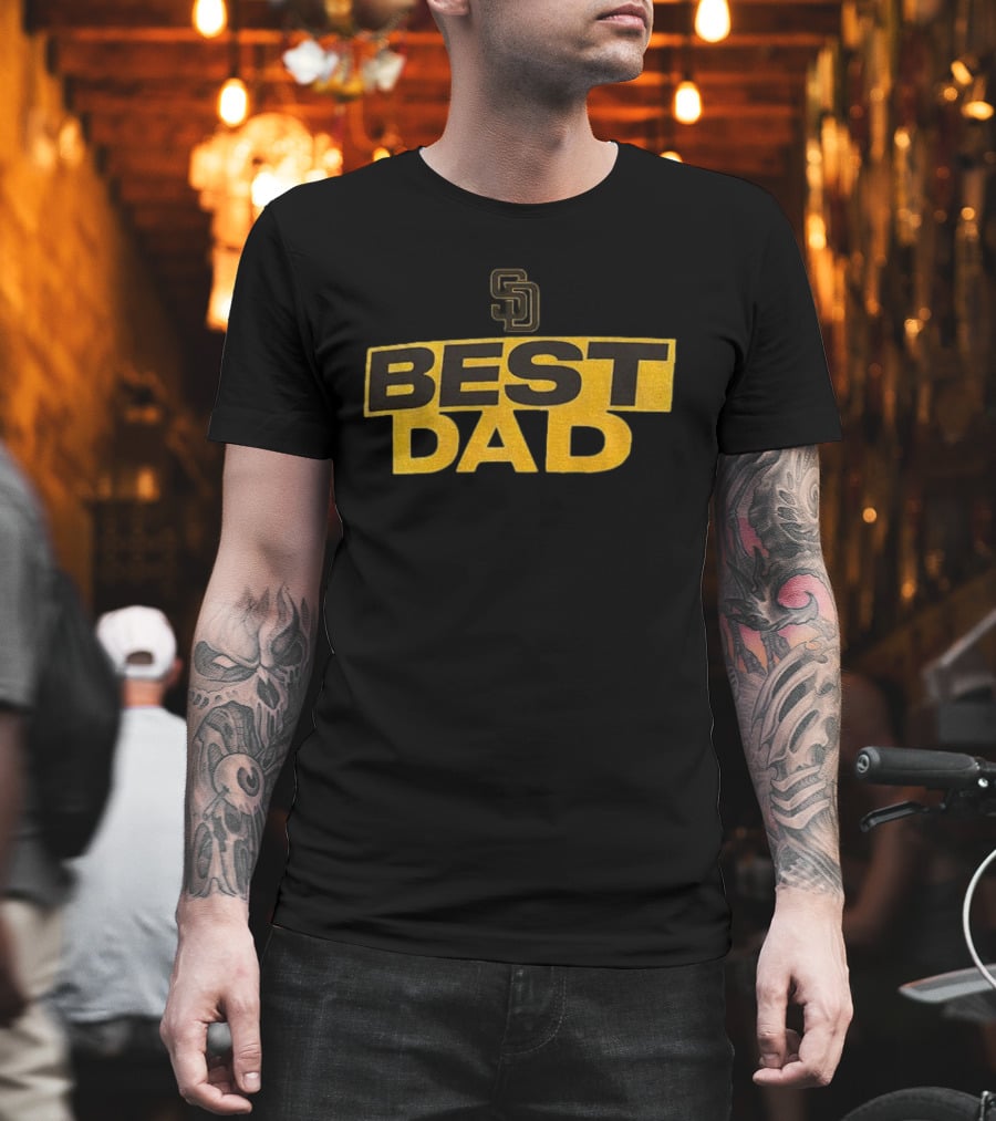 San Diego Padres Best Dad Father's Day MLB SD T-Shirt