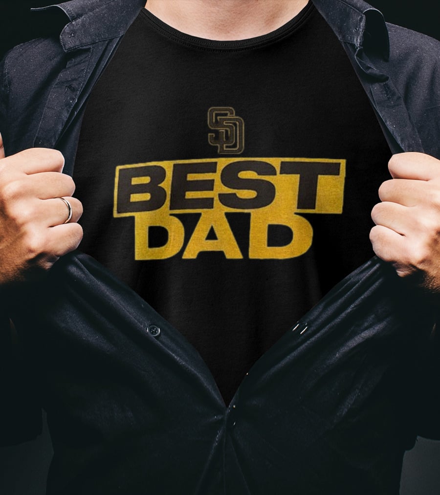 San Diego Padres Best Dad Father's Day MLB SD T-Shirt