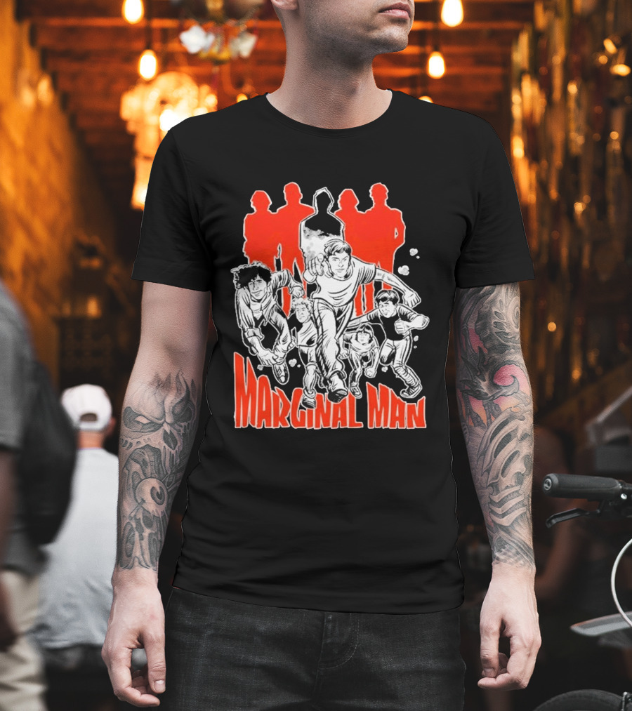 Marginal Man Identity Comic Style Group Of Characters T-Shirt
