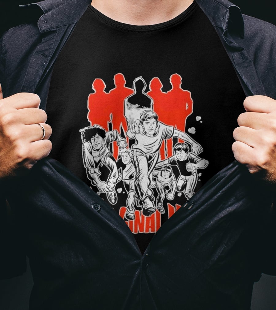 Marginal Man Identity Comic Style Group Of Characters T-Shirt
